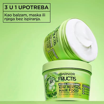 KIWI MENTHOL HAIR FOOD maska za kosu GARNIER FRUCTIS