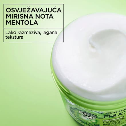 KIWI MENTHOL HAIR FOOD maska za kosu GARNIER FRUCTIS