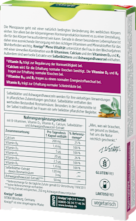 Meno Vitalität Kapseln 30 St Kneipp