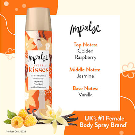 Dezodorans u spreju Vanilla kisses Impulse
