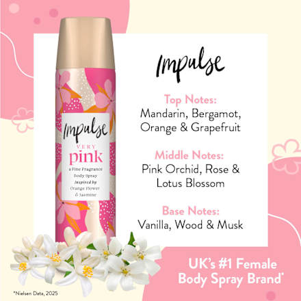 Dezodorans u spreju Very pink Impulse