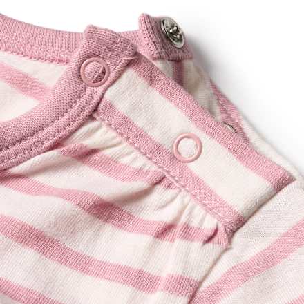 T-Shirt mit Faultier-Motiv, rosa + weiß, Gr. 86 ALANA