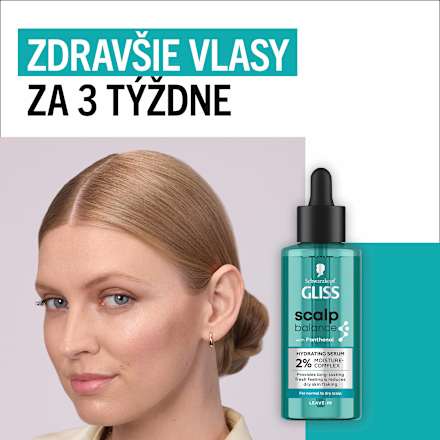 Hydratačné sérum na vlasy scalp balance  Schwarzkopf GLISS