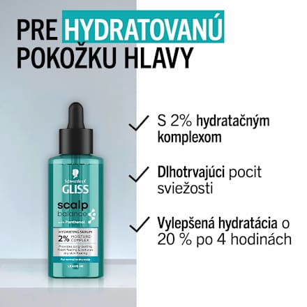 Hydratačné sérum na vlasy scalp balance  Schwarzkopf GLISS