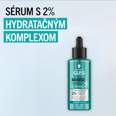 Hydratačné sérum na vlasy scalp balance  Schwarzkopf GLISS