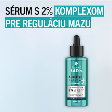 Čistiace sérum na vlasy scalp balance  Schwarzkopf GLISS