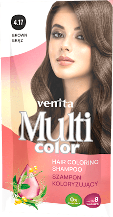Szampon koloryzujący brąz 4.17 Multi Color Venita