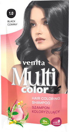 Szampon koloryzujący czarny 1.0 Multi Color Venita