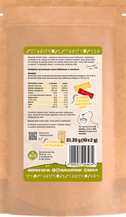 Różdżki smaku truskawka banan BIO Helpa