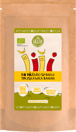 Różdżki smaku truskawka banan BIO Helpa
