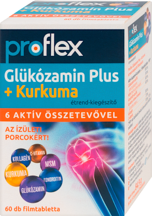Glükozamin Plus +Kurkuma étrend-kiegészítő tabletta Innopharm