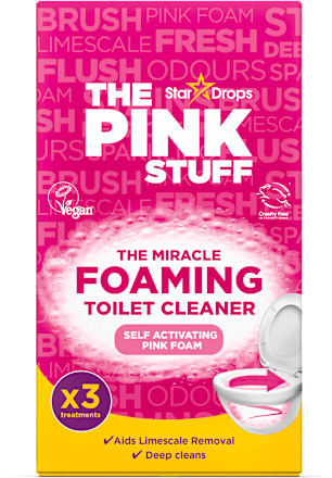 Пяна за почистване на тоалетна, 3x100 гр. THE PINK STUFF