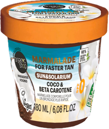 Marmelada za hitrejšo porjavitev Sun & Solarium organic shop