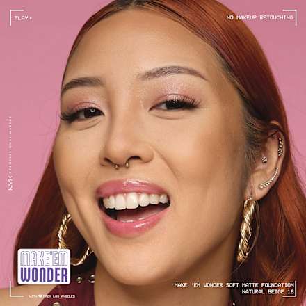 Tekući puder Make 'Em Wonder – 16 Natural Beige NYX PROFESSIONAL MAKEUP