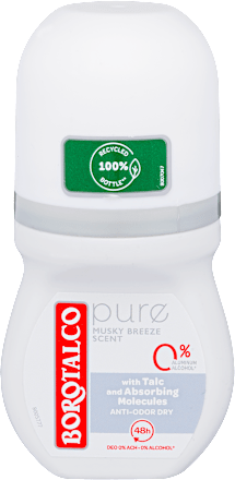 Dezodorant roll-on Pure Musky Breeze Scent Borotalco