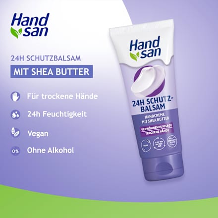 Handcreme Schutzbalsam mit Shea Butter Handsan