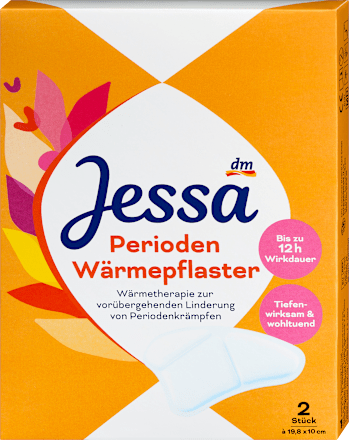 menstruační hřejivá náplast na zmírnění křečí Jessa