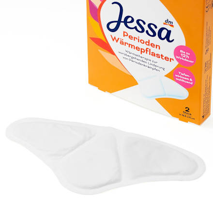menstruační hřejivá náplast na zmírnění křečí Jessa
