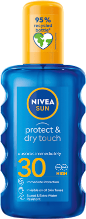 Protect & Dry Touch hladilni sprej za zaščito pred soncem ZF 30 NIVEA SUN