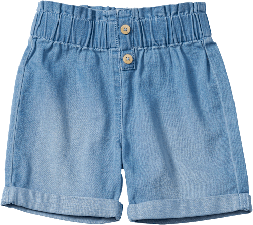 Shorts aus Denim mit Holzknöpfen, blau, Gr. 92 ALANA