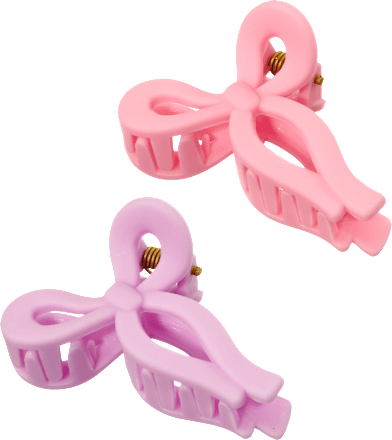 Haarklammern Schleife, lila, rosa ebelin