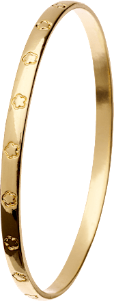 Armreif mit Blumen, Gold-Optik ebelin