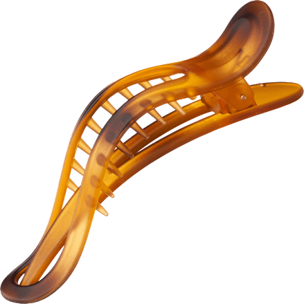 Haarklemme, braun ebelin