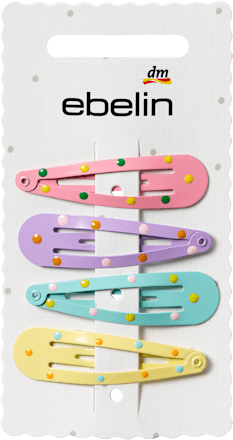 Haarclips mit Punkten, bunt ebelin
