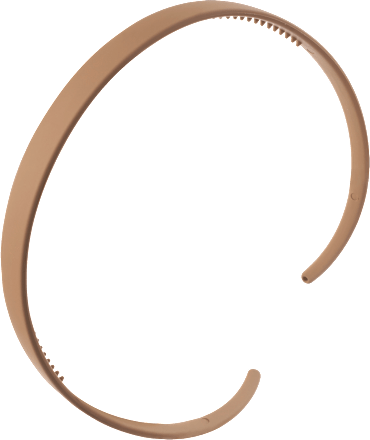 Haarreif geschwungen, schwarz/braun ebelin