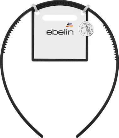 Haarreif geschwungen, schwarz/braun ebelin