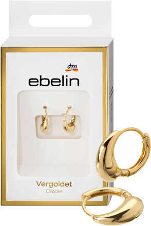 Creolen vergoldet Tropfenform ebelin