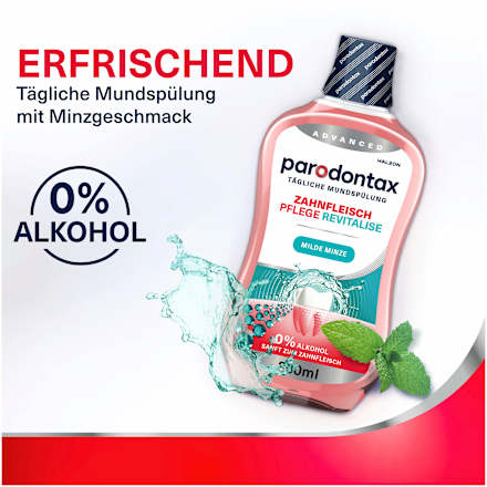 Mundspülung Revitalise frische Minze Parodontax