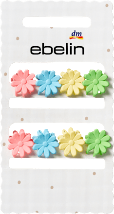 Haarklammern mini Blumenform ebelin