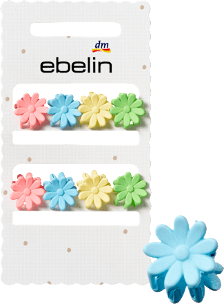 Haarklammern mini Blumenform ebelin