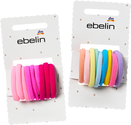 Haargummi Rosa/Bunt-Mix ebelin