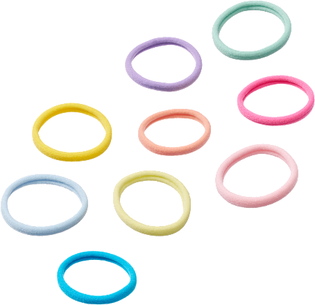 Haargummi Rosa/Bunt-Mix ebelin