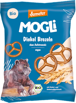 Kindersnack Knabber Gebäck Dinkel Brezeln ab 3 Jahren MOGLi