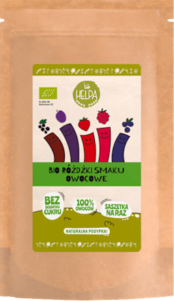 Różdżki smaku owocowe BIO  Helpa