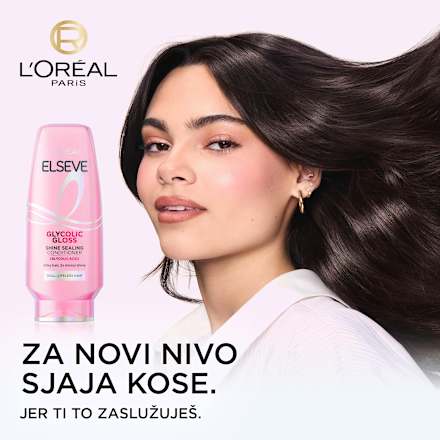 GLYCOLIC GLOSS SHINE SEALING regenerator za beživotnu kosu bez sjaja  L'ORÉAL PARiS ELSEVE