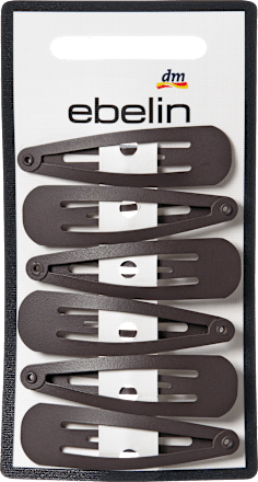 Haarclips mittel, braun ebelin