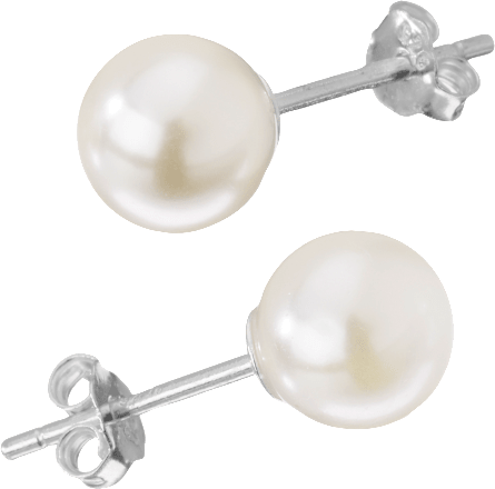 Ohrstecker 925 Silber Perle ebelin