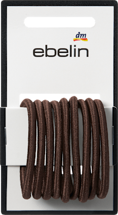 Haargummis dick, braun ebelin