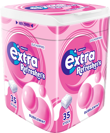 Kaugummi, Refreshers Bubblemint, zuckerfrei EXTRA
