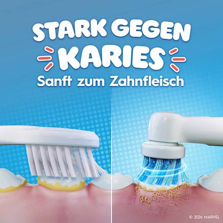 Elektrische Zahnbürste Vitality PRO Kinder Spiderman, ab 3 Jahren Oral-B