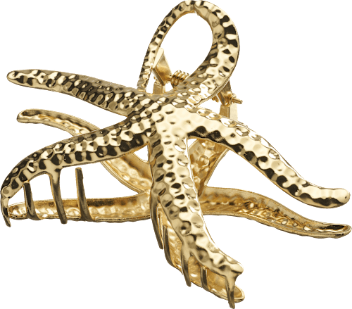 Haarklammer Seestern, Gold-Optik ebelin