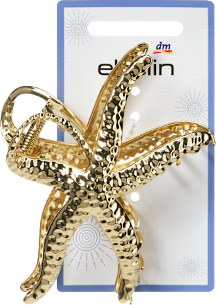 Haarklammer Seestern, Gold-Optik ebelin