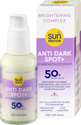 Siero solare ANTI DARK SPOT+ SPF50+ sundance