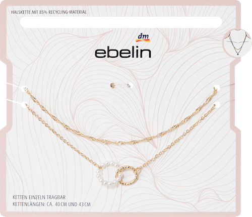Halsketten Gold-Optik ebelin