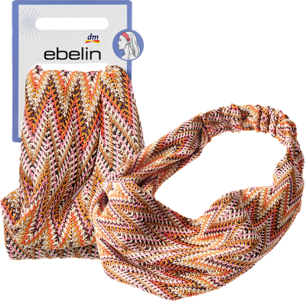 Haarband mit Ethno-Muster, braun ebelin