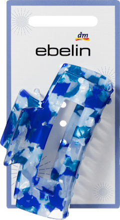 Haarklammer mit Cut-out, blau ebelin